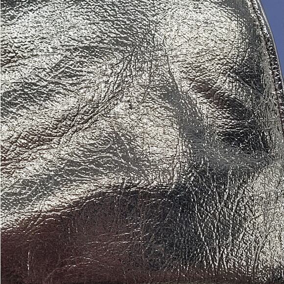 Vintage 60s Glam Gold Metallic Rectangle Evening Clutch Handbag Purse - Picture 9 of 11